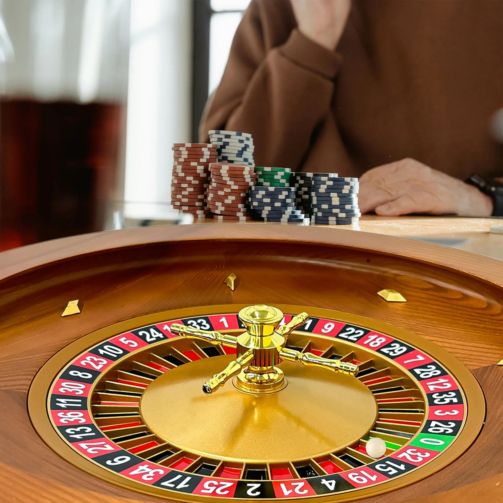 EliteSpin Wooden Roulette Wheel