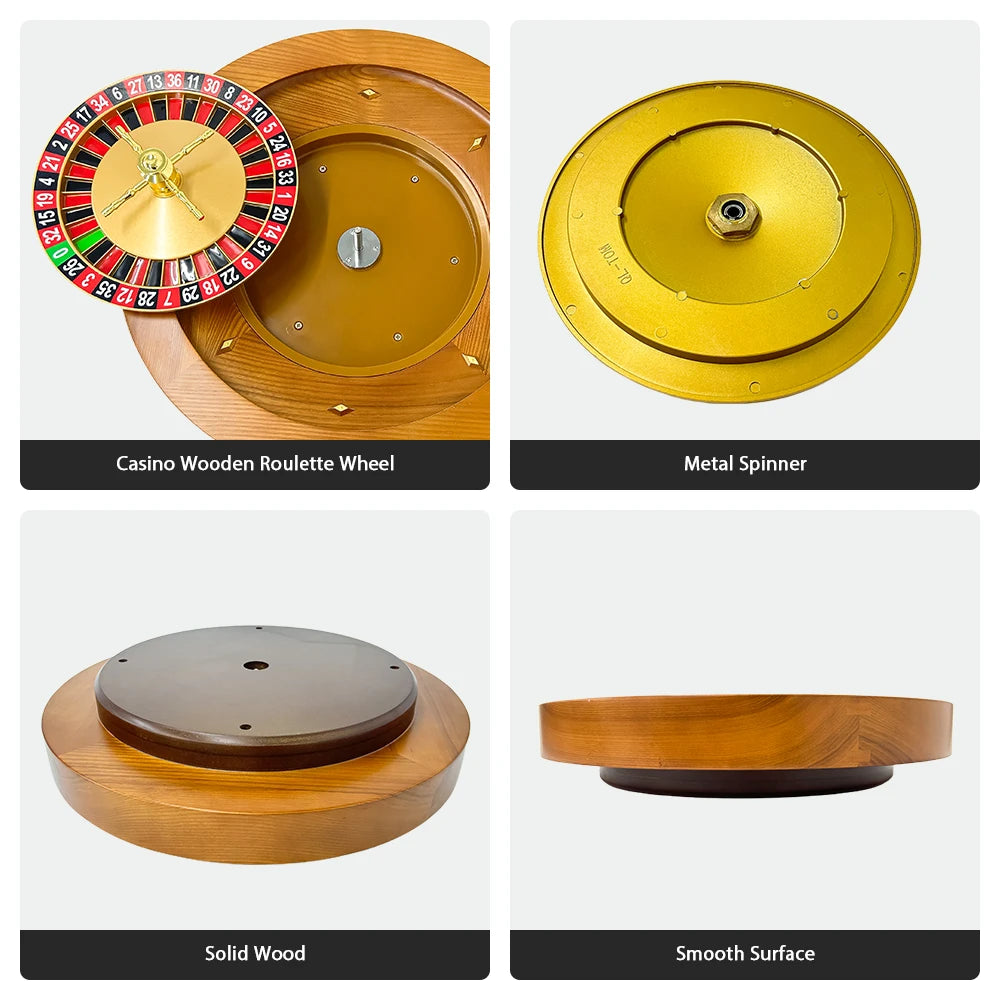 EliteSpin Wooden Roulette Wheel