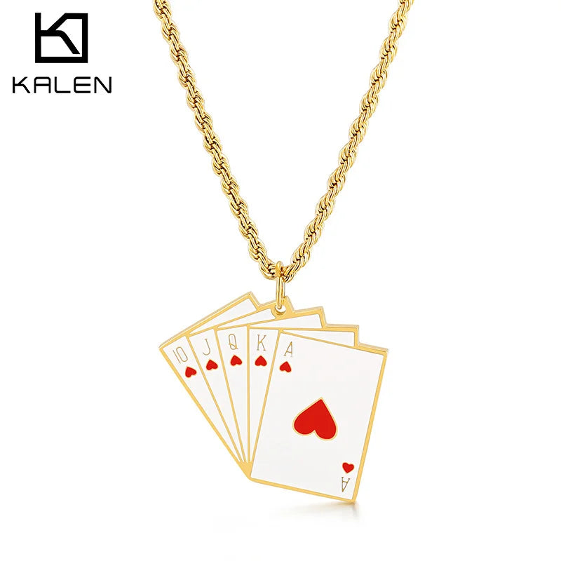 Lucky Ace Pendant Necklace