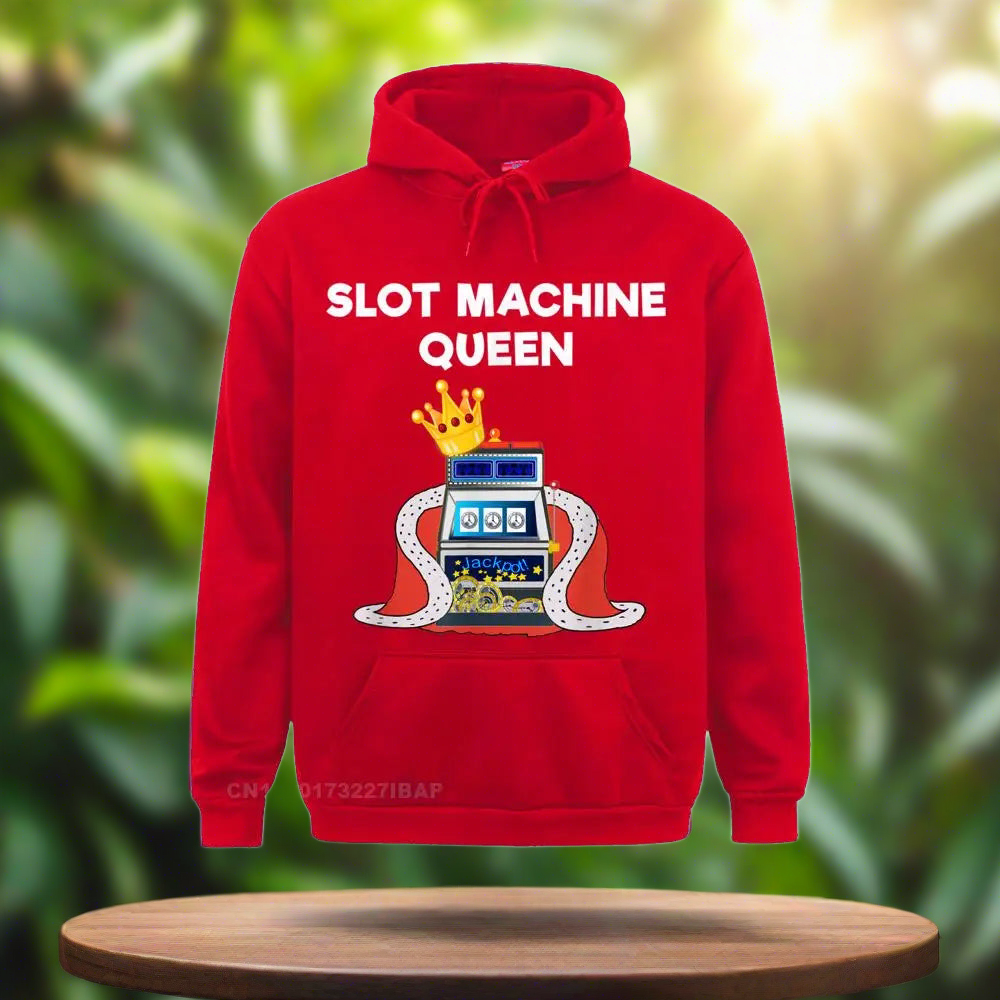 Slot Machine Queen 3D Style Hoodie