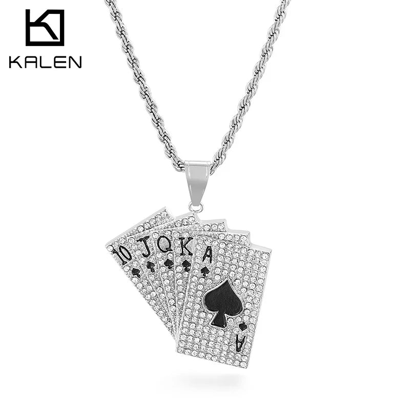 Lucky Ace Pendant Necklace